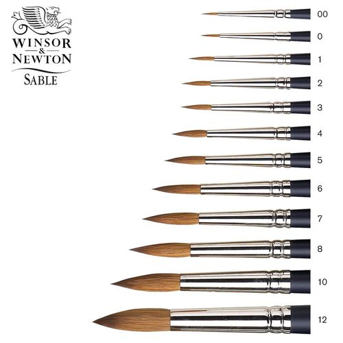 Image of Winsor & Newton Artists' Watercolour Sable Brush Round