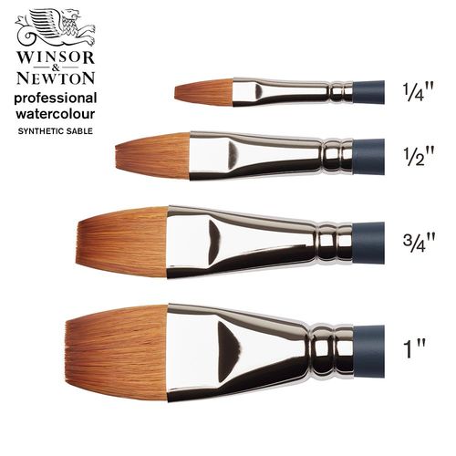 Image of Winsor & Newton Professional Watercolour Synthetic Sable One Stroke Brush