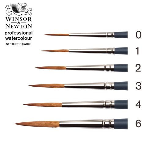 Image of Winsor & Newton Professional Watercolour Synthetic Sable Rigger Brush
