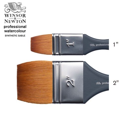 Image of Winsor & Newton Professional Watercolour Synthetic Sable Wash Brush