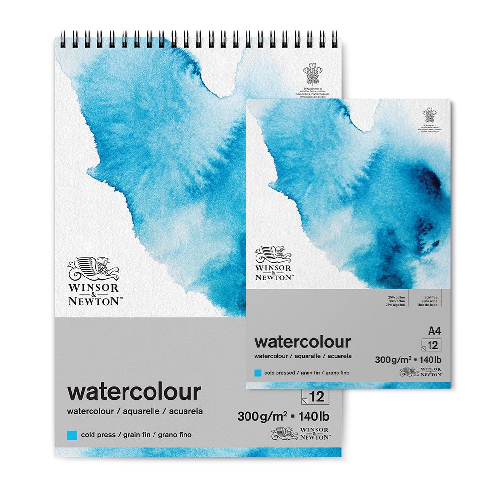 Winsor & Newton Classic Water Colour Side Glued Paper Pad 9x12