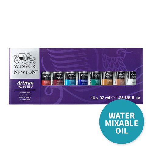 Image of Winsor & Newton Artisan Water Mixable Oils 10 x 37ml Tube Set