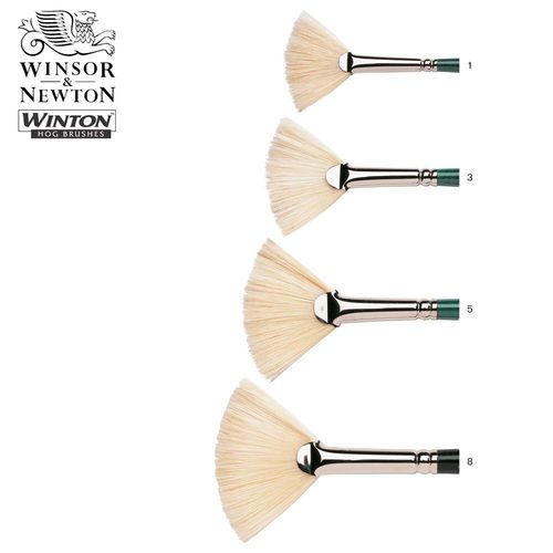 Image of Winsor & Newton Winton Hog Fan Oil Brushes