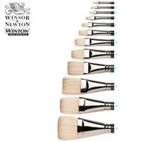 Winsor & Newton Winton Hog Short Flat (Bright) Oil Brushes