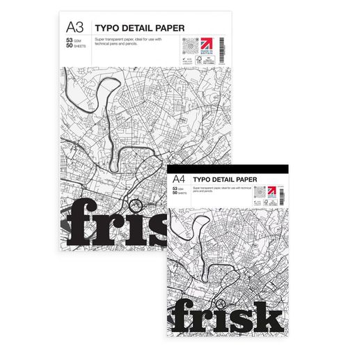 Image of Frisk Typo Detail Paper Pads